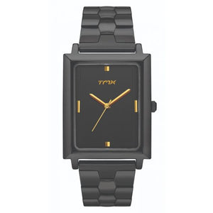Black Dial Rectangular Case Watch TM0TG7400 - KRISHNA WATCH COMPANY