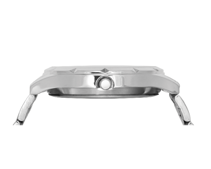 Dressy White Patterned Dial Bracelet Watch TM0TG7805T