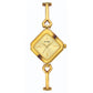 Golden Dial Geometric Semi Bangle Bracelet Watch TMTL10902T
