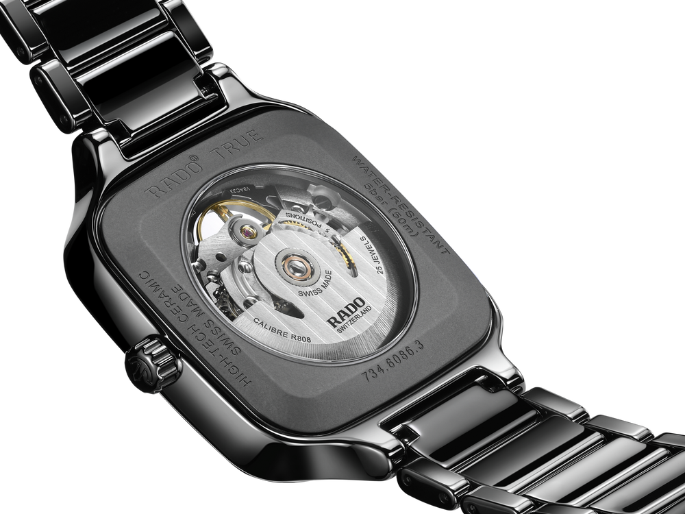RADO True Square Automatic Skeleton R27124162 back side