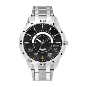 Timex Fashion Men's Swiss Quartz Analog Grey Dial Round Case Day Date Function Watch -TW000U905 - KRISHNA WATCH COMPANY