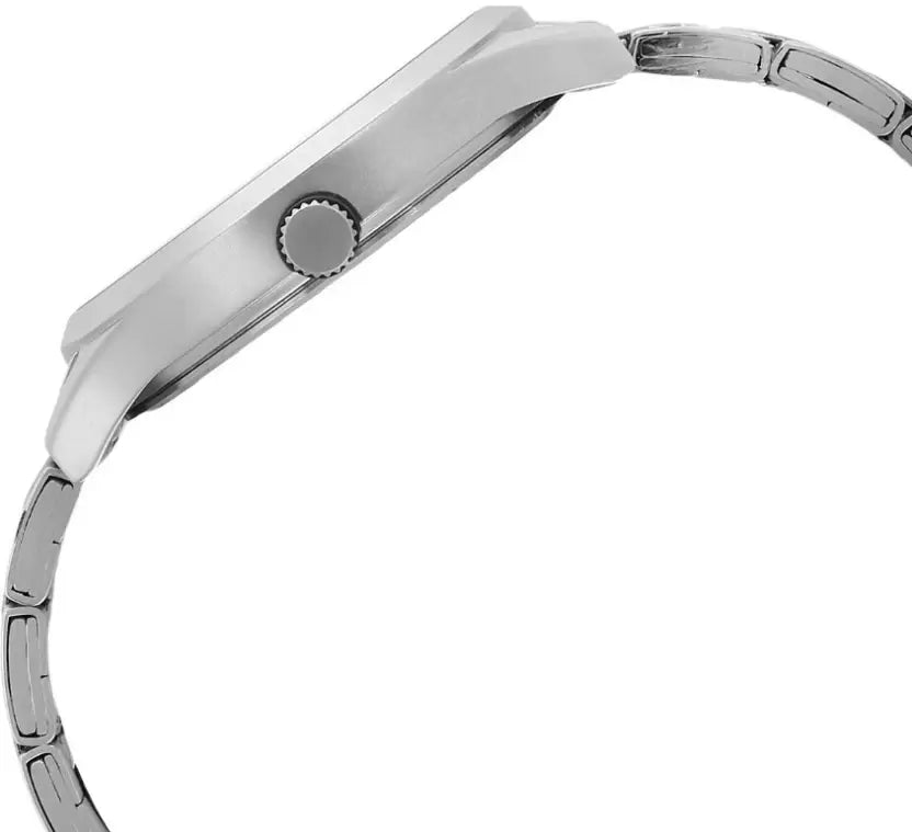 Helix Mens Dark Grey Dial Stainless Steel Analogue Watch