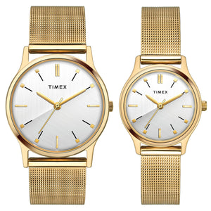 Timex TW00PR276 ANALOG PAIR WATCH - KRISHNA WATCH COMPANY