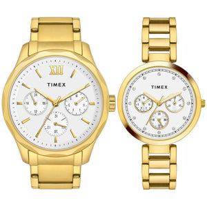 TIMEX ANALOG SILVER DIAL PAIRS WATCH-TW00PR277 - KRISHNA WATCH COMPANY