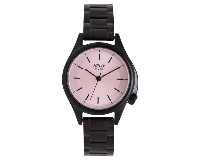 Helix Trendy Full Black Stainless Steel Bracelet Watch TW037HL10 - KRISHNA WATCH COMPANY