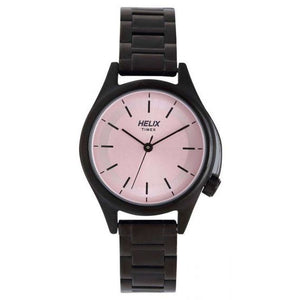 Helix Trendy Full Black Stainless Steel Bracelet Watch TW037HL10 - KRISHNA WATCH COMPANY