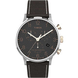 Timex Heritage Collection Men's Quartz Analog Stainless Steel Dial Round Case Stainless-Steel Function Watch -TW2T71500UJ