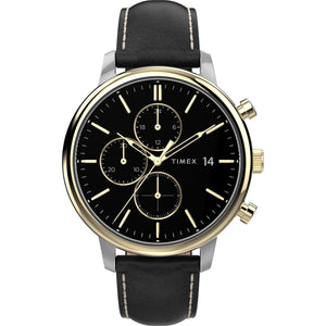 Timex Trend 3 Hands Men's Analog Black Dial Quartz Watch - TW2U39100UJ - KRISHNA WATCH COMPANY