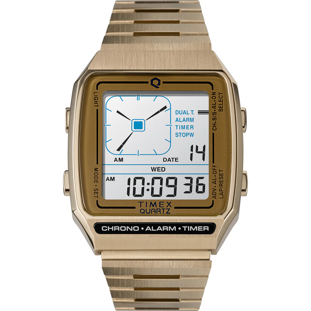 TIMEX Q Timex Reissue Digital LCA 32.5mm Bracelet Watch TW2U72500 - KRISHNA WATCH COMPANY