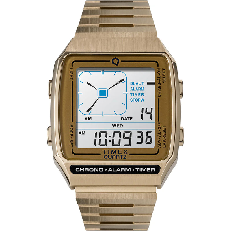TIMEX Q Timex Reissue Digital LCA 32.5mm Bracelet Watch TW2U72500 - KRISHNA WATCH COMPANY