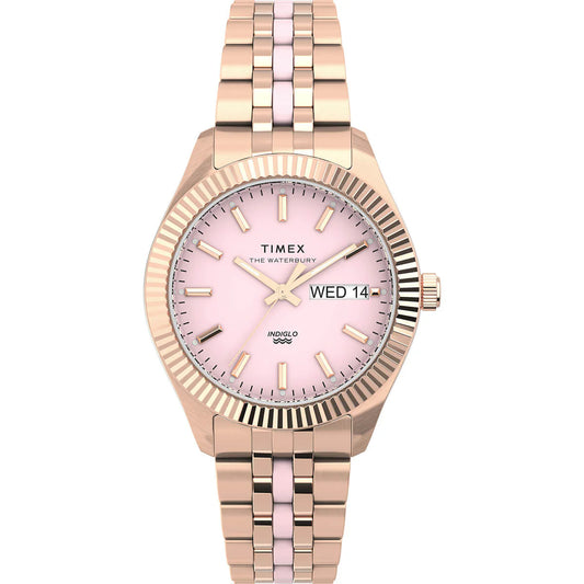 TIMEX Waterbury Legacy Boyfriend 36mm Stainless Steel Bracelet Watch TW2U82800UJ