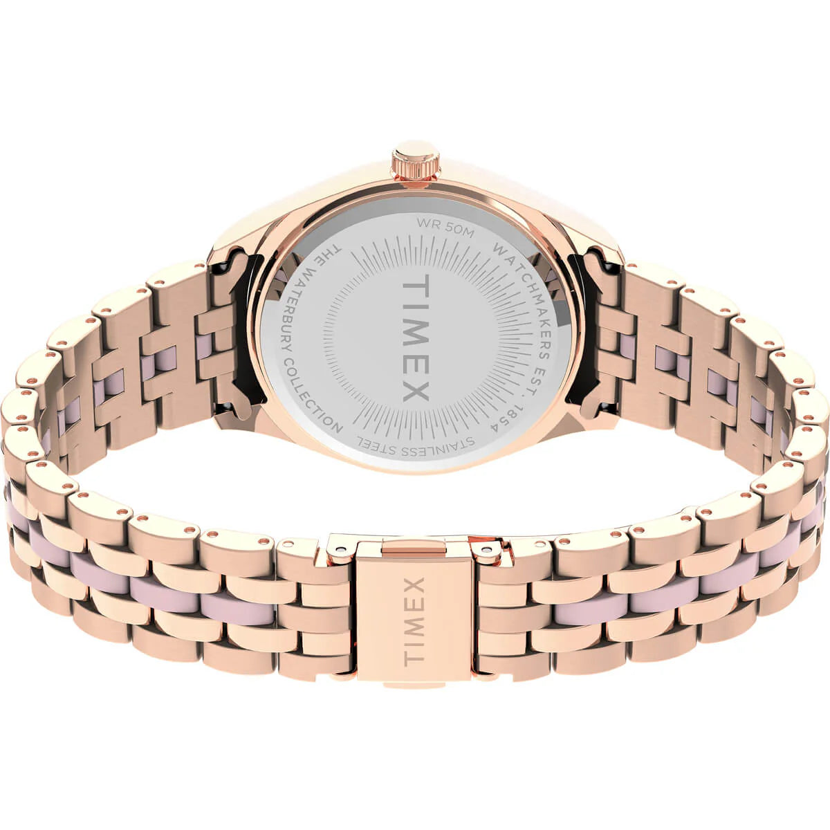 TIMEX Waterbury Legacy Boyfriend 36mm Stainless Steel Bracelet Watch TW2U82800UJ