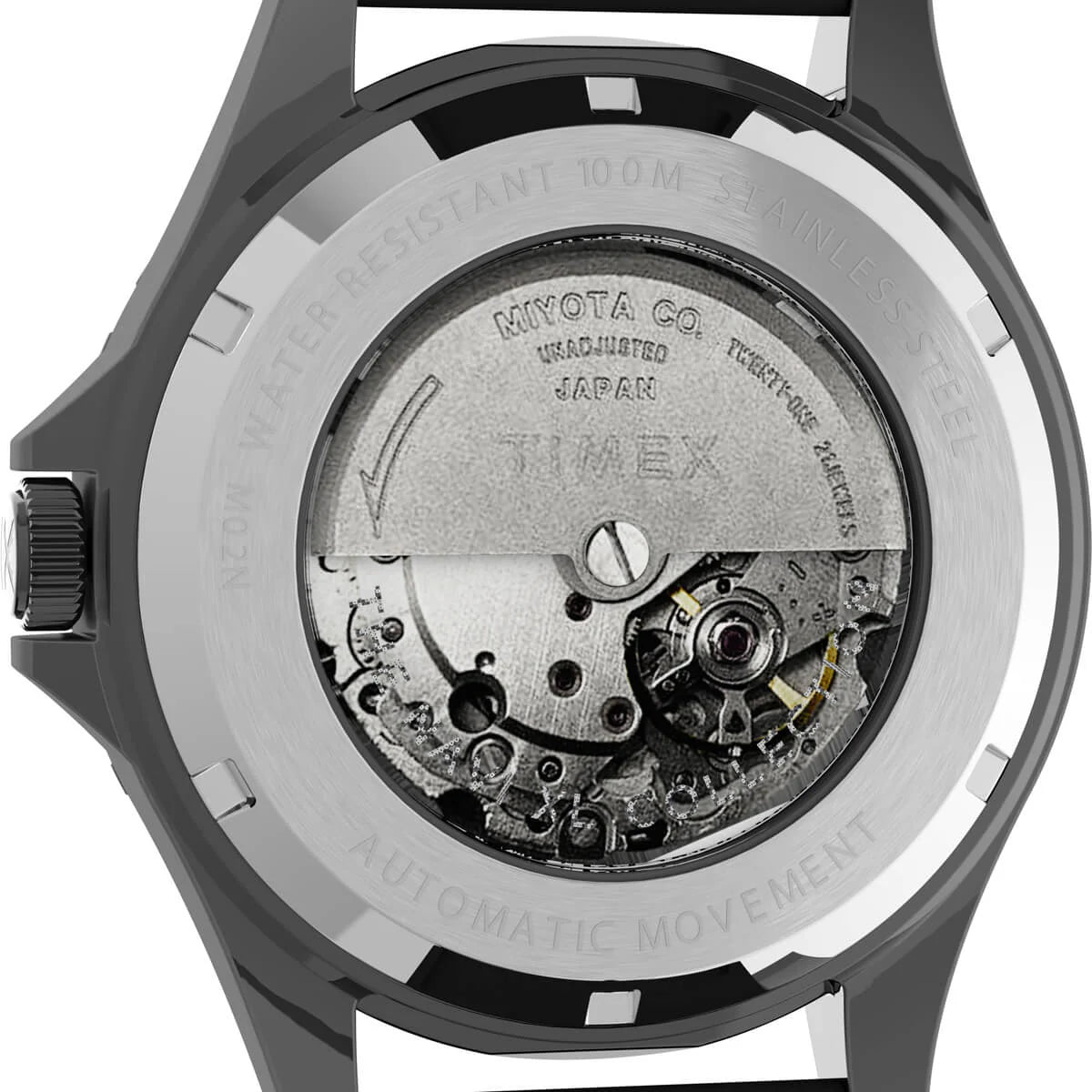 TIMEX Navi XL Automatic 41mm Synthetic Rubber Strap Watch TW2U99900U9