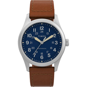 TIMEX Expedition North Field Post Mechanical 38mm Eco-Friendly Leather Strap Watch TW2V00700X6 - KRISHNA WATCH COMPANY