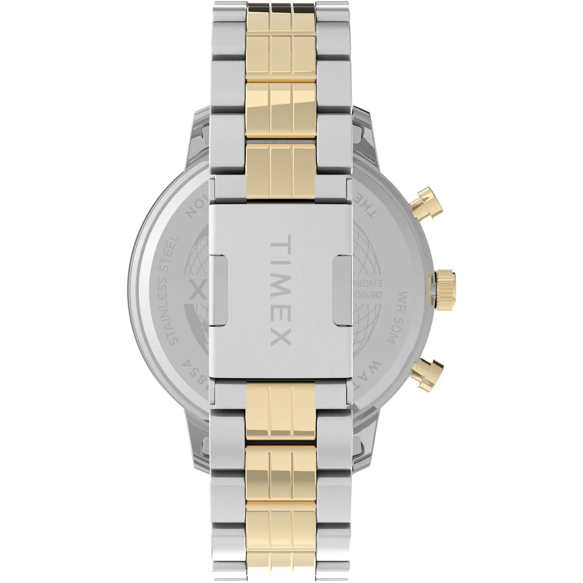 Timex Chicago Chronograph 43mm Stainless Steel Bracelet Watch TW2V01800UJ