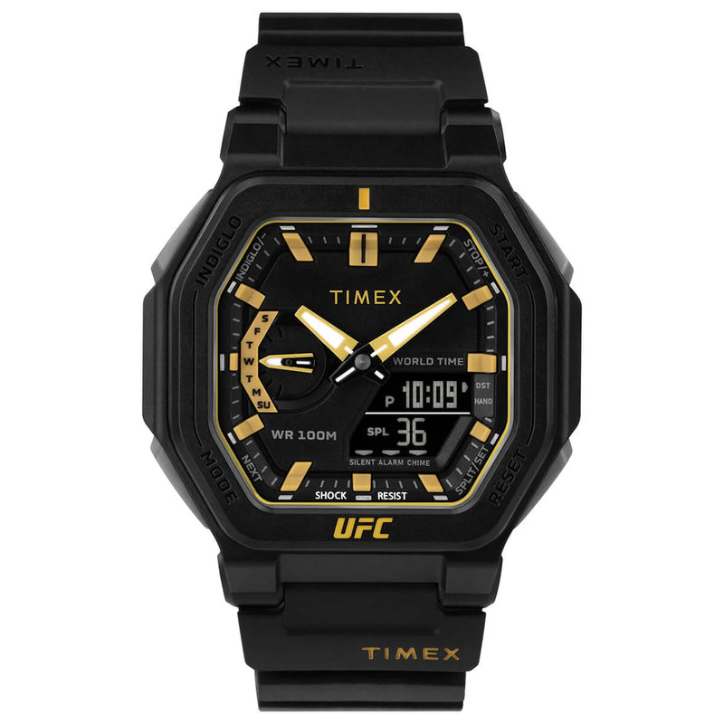 Timex UFC Colossus 45mm Resin Strap Watch TW2V55300X6