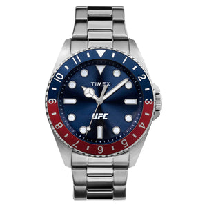 Timex UFC Debut 42mm Stainless Steel Bracelet Watch TW2V566000D - KRISHNA WATCH COMPANY