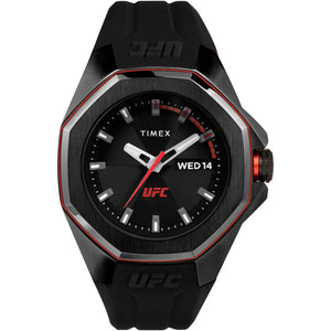 Timex UFC Pro 44mm Silicone Strap Watch TW2V57300X6 - KRISHNA WATCH COMPANY