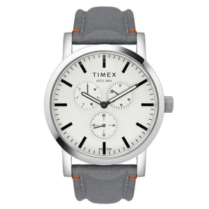 Timex Fashion Men's Grey Dial Round Case Multifunction Function Watch -TWEG16609 - KRISHNA WATCH COMPANY