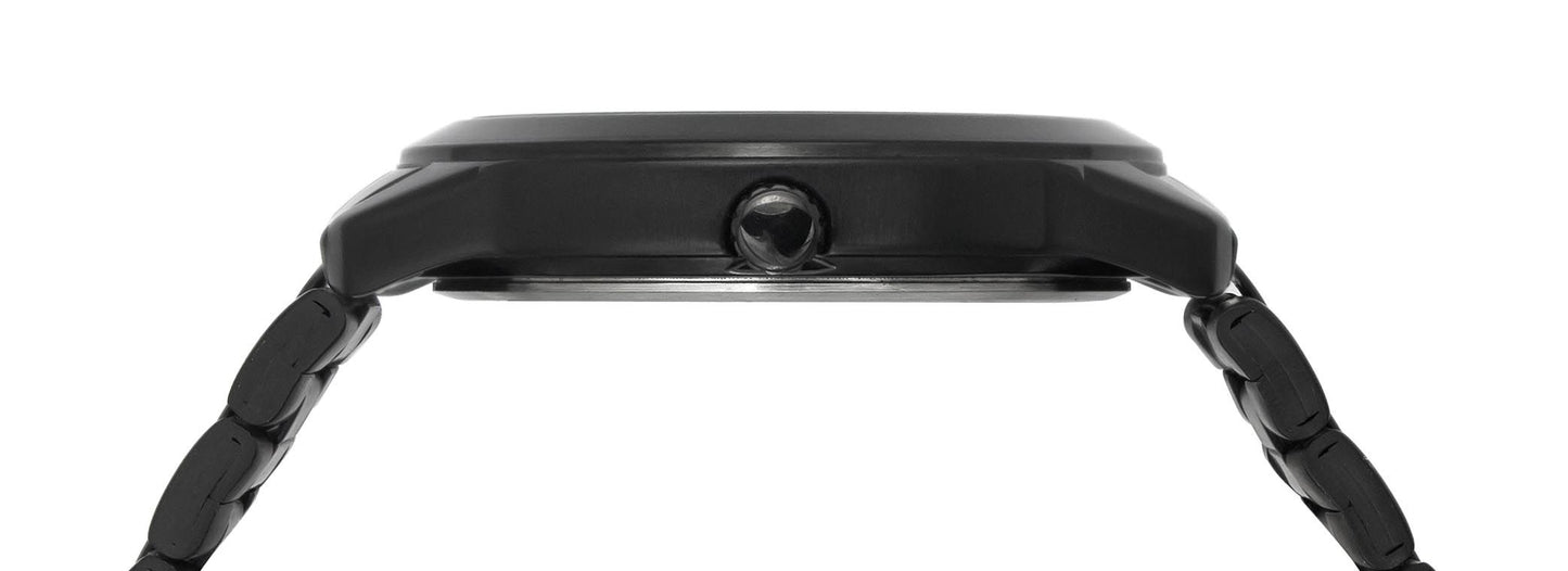 TIMEX FASHION MEN'S BLACK DIAL ROUND CASE MULTIFUNCTION FUNCTION WATCH -TWEG18502