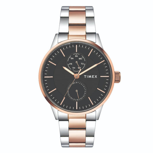 TIMEX ANALOG BLACK DIAL BOY'S WATCH- TWEG19903