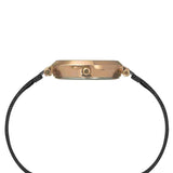 TIMEX PREMIUM BLACK DIAL WATCH WITH BLACK MESH BRACELET - TWEL11826