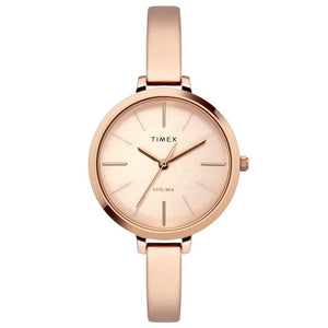 TIMEX ANALOG BEIGE DIAL WOMEN'S WATCH - TWEL12803 - KRISHNA WATCH COMPANY