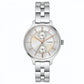 TIMEX ANALOG SILVER DIAL WOMEN'S WATCH-TWEL14800