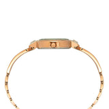 TIMEX FRIA WOMEN'S SILVER DIAL ROUND CASE 3 HANDS FUNCTION WATCH -TWEL15100 crown