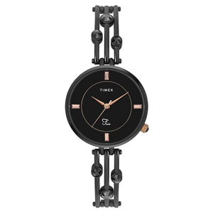 TIMEX ANALOG BLACK DIAL WOMEN WATCH - TWEL16003 - KRISHNA WATCH COMPANY