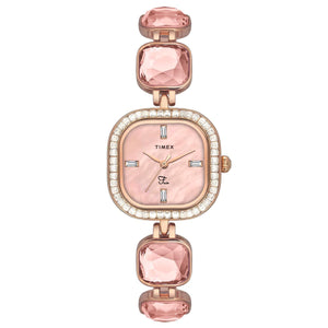TIMEX FRIA WOMEN'S WHITE DIAL ROUND CASE 3 HANDS FUNCTION WATCH TWEL17101 - KRISHNA WATCH COMPANY