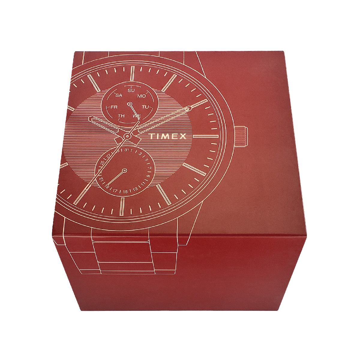 TIMEX FASHION MEN'S BLUE DIAL ROUND CASE DATE FUNCTION WATCH -TWEG20003