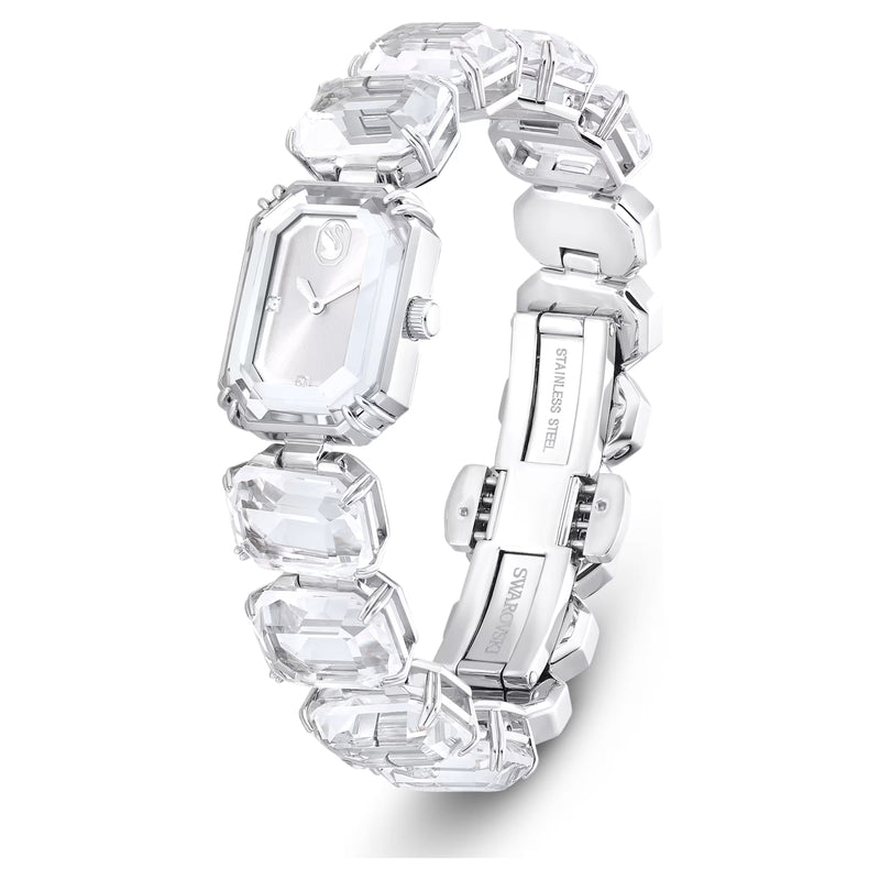 Swarovski Watch Octagon cut bracelet, White - 5729182