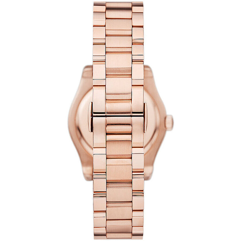 Emporio Armani Three-Hand Date Rose Gold-Tone Watch - AR11558
