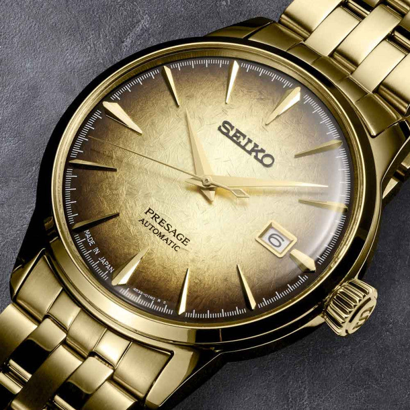 Seiko Gold Presage Automatic Watch - SRPK48J1 - KRISHNA WATCH COMPANY