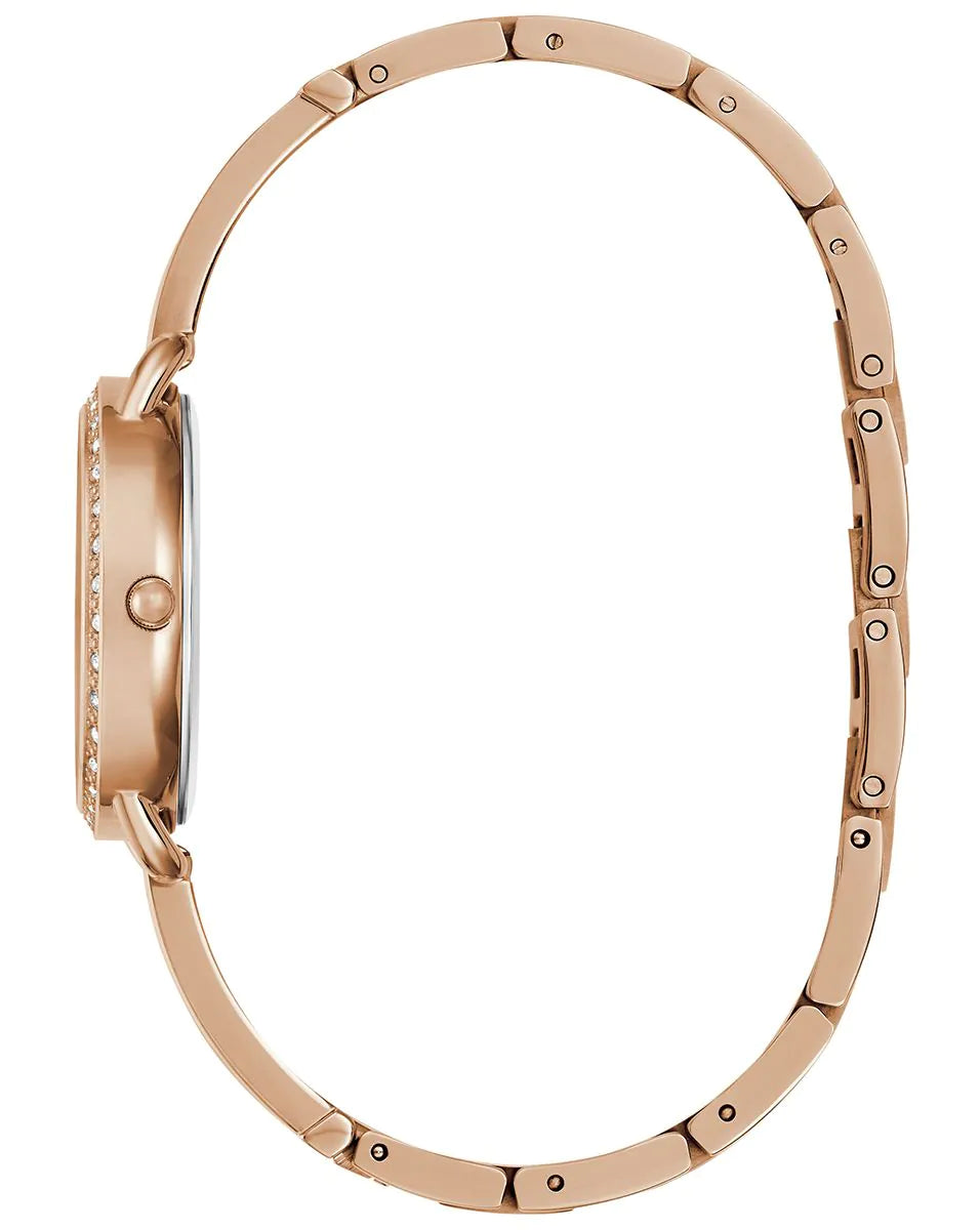 GUESS TRI BELLINI Ladies Rose Gold Tone Analog Watch GW0914L3