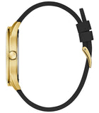 GUESS REPUTATION Mens Black GoldTone Analog Watch GW0887G2