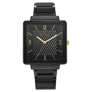 Titan Karishma Black Dial Watch for Men 10005KM01 / NS10005KM01 - KRISHNA WATCH COMPANY