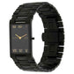 Titan Edge Black Dial Black Stainless Steel Strap Watch NP1296NM01