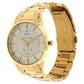 Titan Silver Dial Golden Stainless Steel Strap Watch 1521YM01