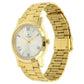Titan Silver Dial Golden Stainless Steel Strap Watch NP1644YM01 (DD813)