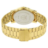 Titan Silver Dial Golden Stainless Steel Strap Watch NP1644YM01