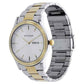 Silver Dial Two Toned Stainless Steel Strap Watch NP1650BM03 (DF718)