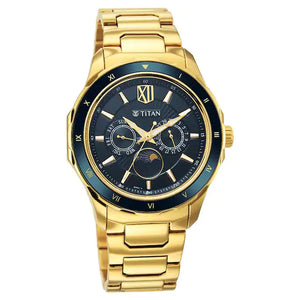 Titan Regalia Premium Green Dial Stainless Steel Strap Watch for Men 1688KM05 - KRISHNA WATCH COMPANY