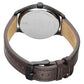 Workwear Watch with Black Dial & Brown Leather Strap NN1802NL01 (DJ148)