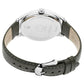 TITAN Workwear Watch with Green Dial & Leather Strap NP1802SL04