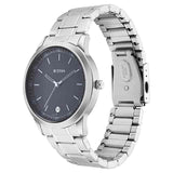 Titan Workwear Watch with Black Dial & Metal Strap - 1806SM02