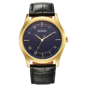 Titan Karishma Blue Dial Watch for Men 1823YL02 - KRISHNA WATCH COMPANY