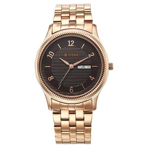 Titan Karishma Brown Dial Watch for Men 1824WM01 - KRISHNA WATCH COMPANY