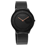 Titan Edge Baseline Black Dial Stainless Steel Strap Watch 1843NM02  (DK553)